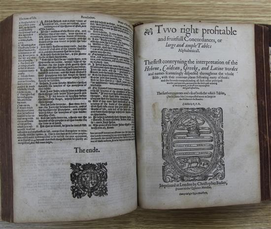 Bible in English - The Holy Bible [Breeches Bible], The Psalmes of David, The New Testament, Tho Right